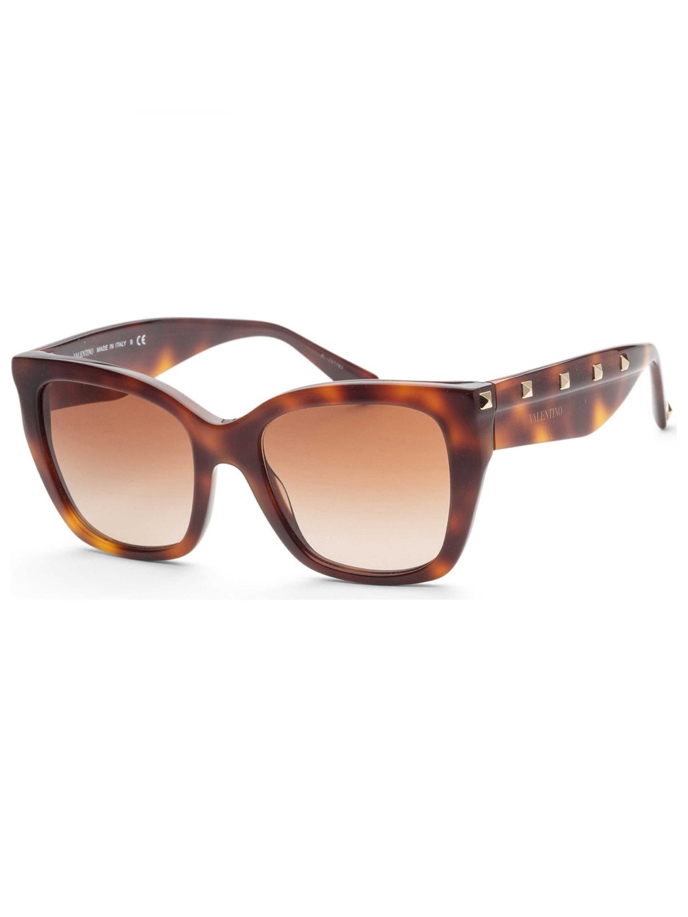 Valentino Women's Tortoiseshell Square Sunglasses - Brown